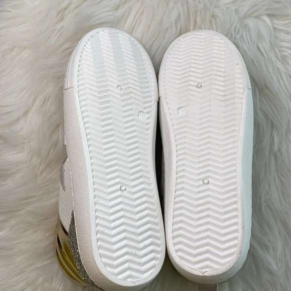 Vintage Havana Val High White/Gold/Silver Glitter High Top Shoes size 8.5 - Picture 4 of 10